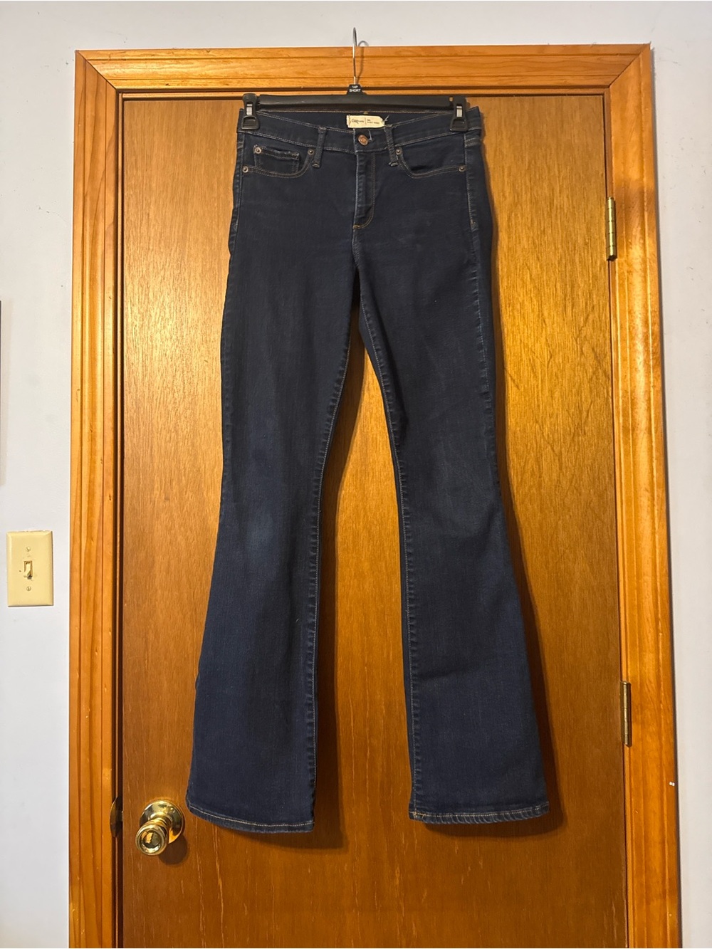 GAP 1969 Dark Indigo Flared Long Women's Jeans